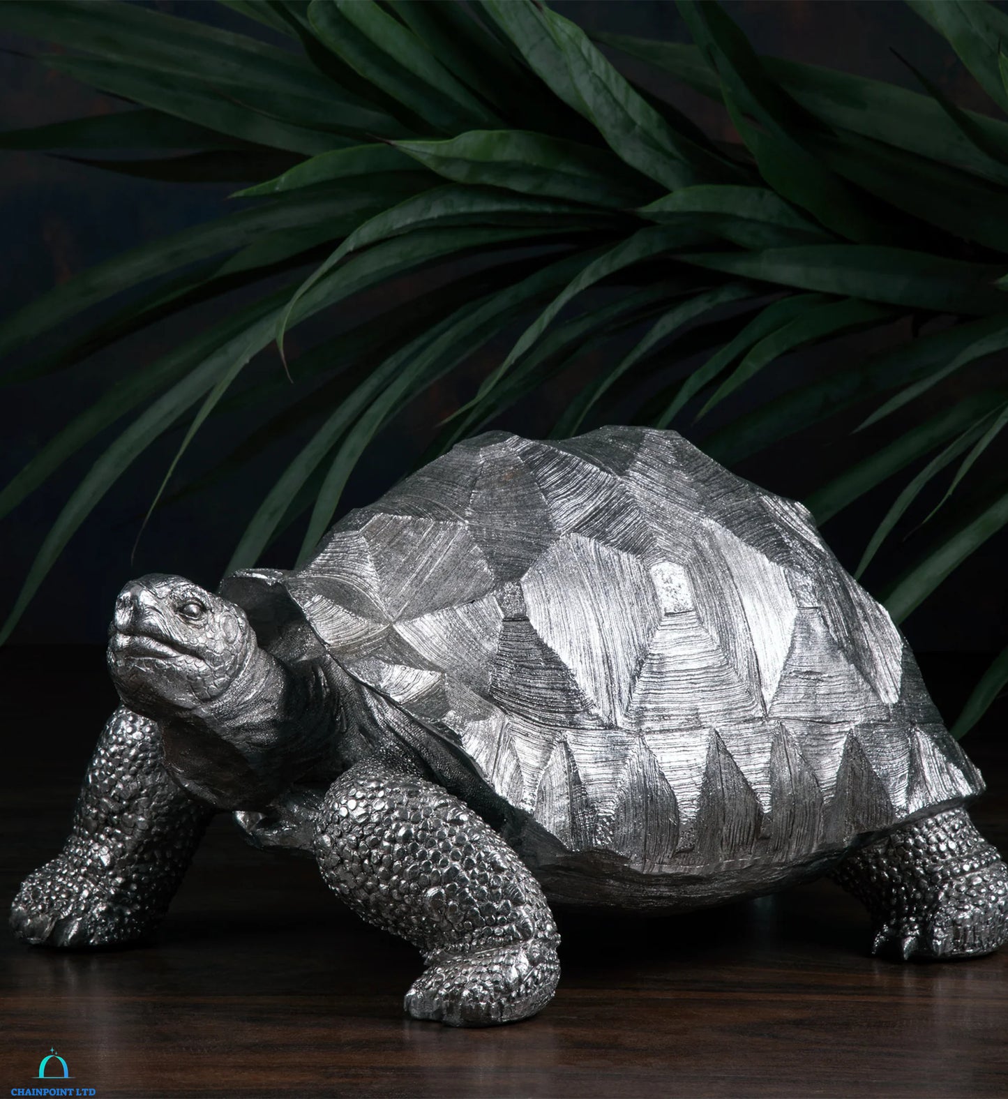 Benitez Turtle Silver Sculpture