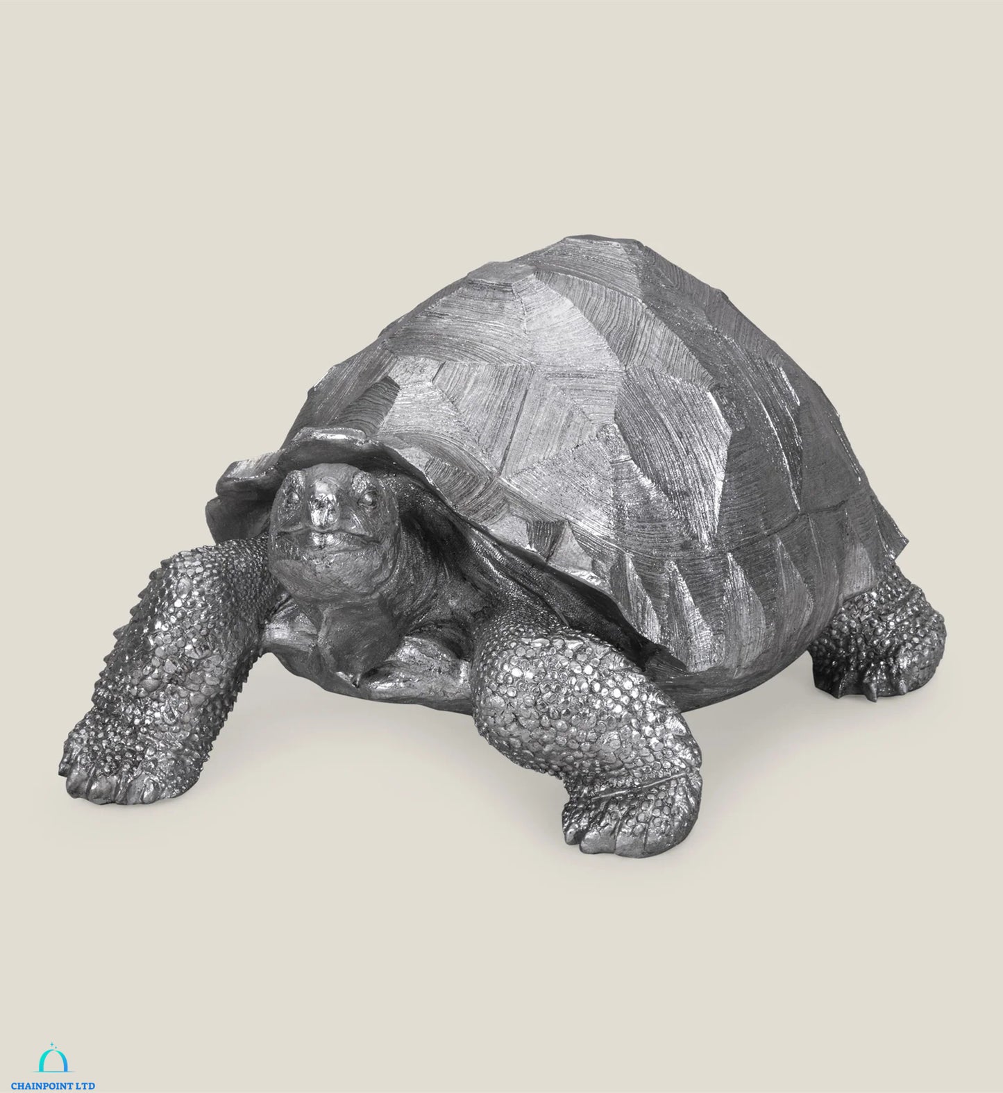 Benitez Turtle Silver Sculpture