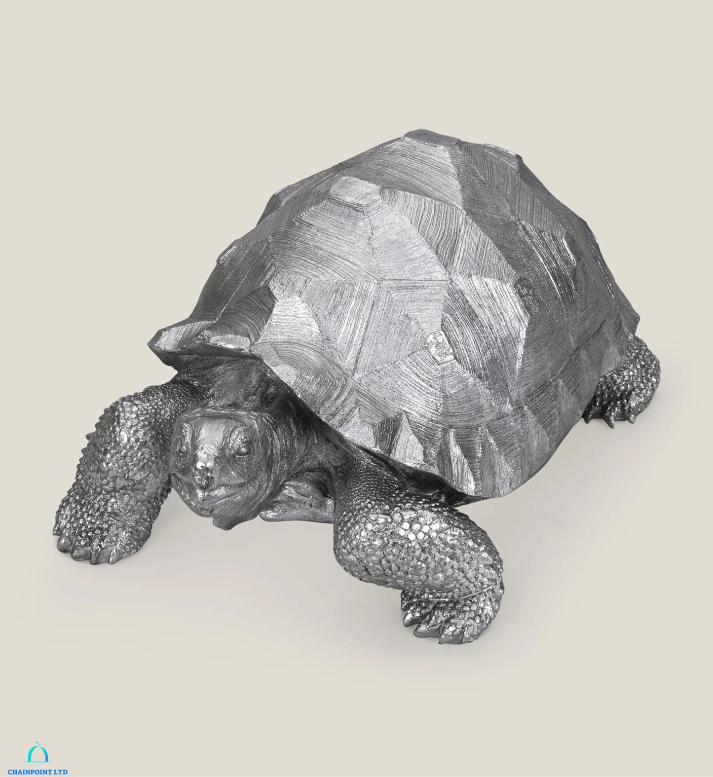 Benitez Turtle Silver Sculpture
