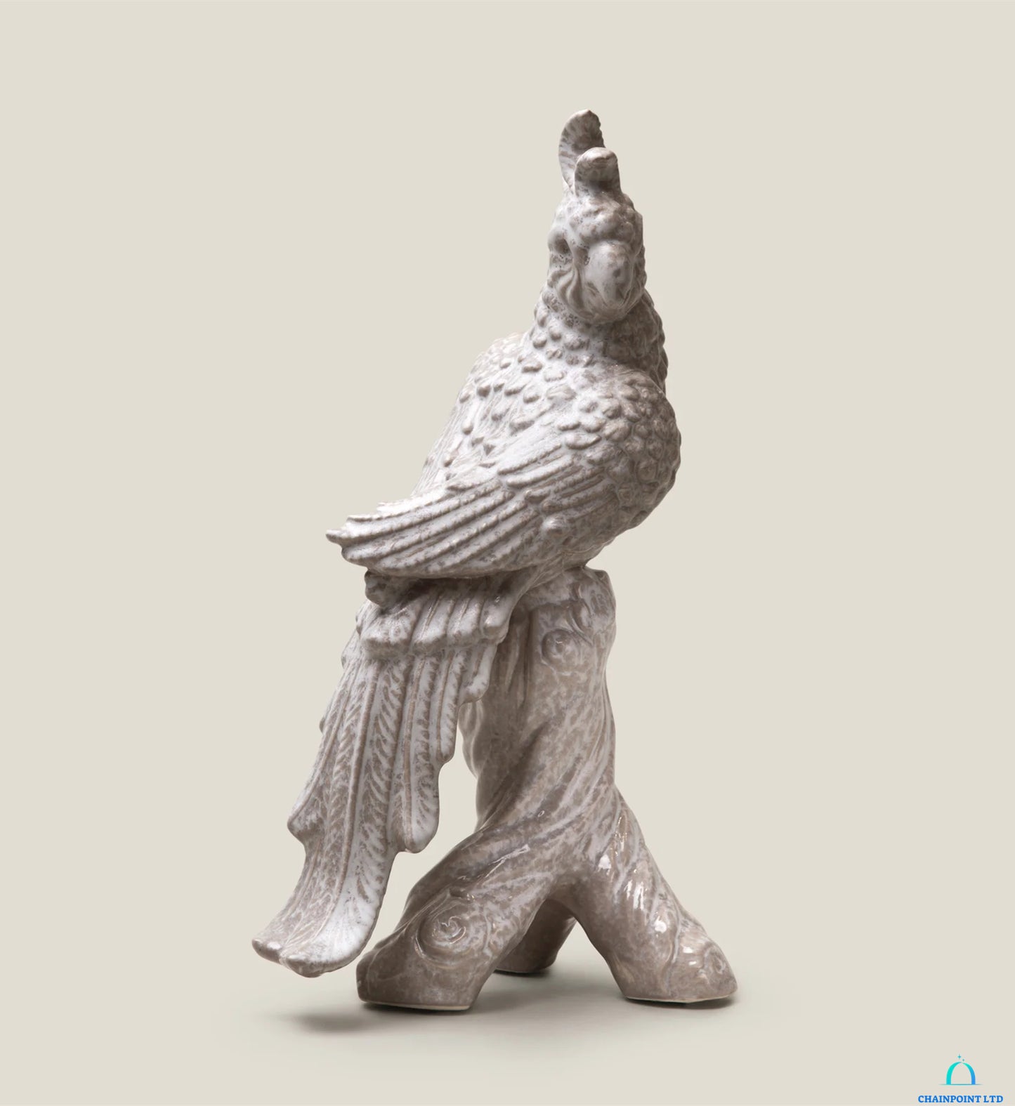 Gracelyn Ceramic Cockatoo Sculpture