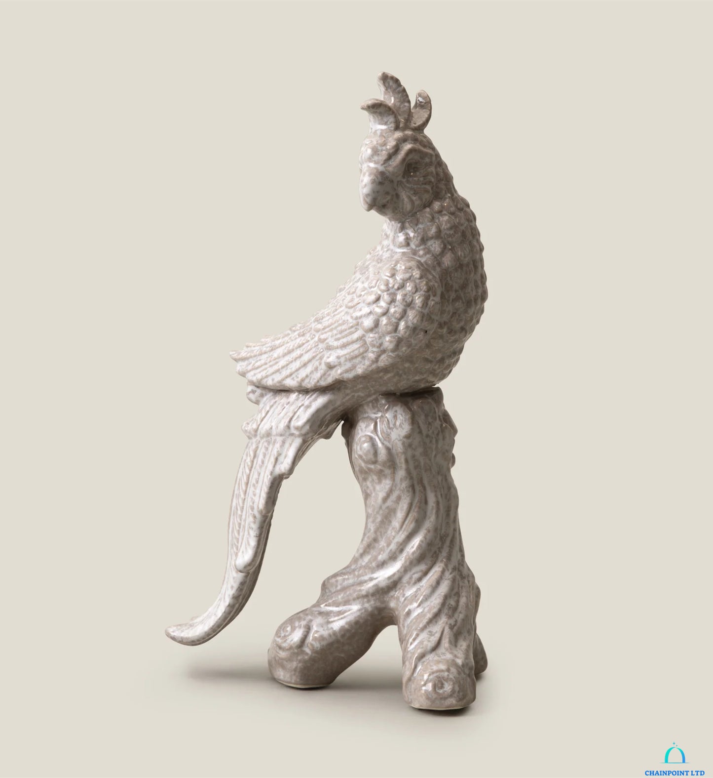 Gracelyn Ceramic Cockatoo Sculpture