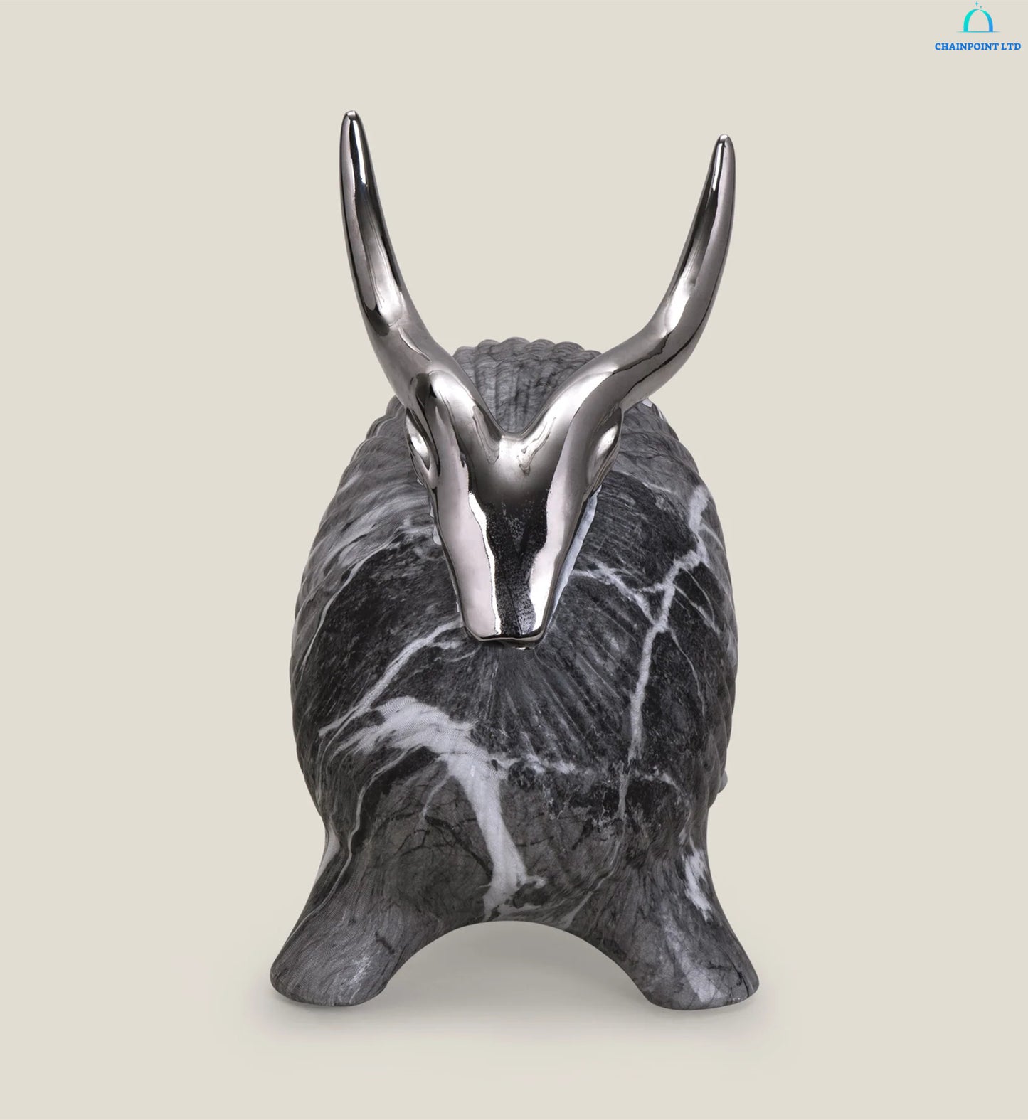 Avaya ceramic Aries sculpture