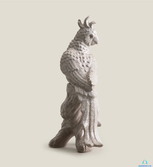 Gracelyn Ceramic Cockatoo Sculpture